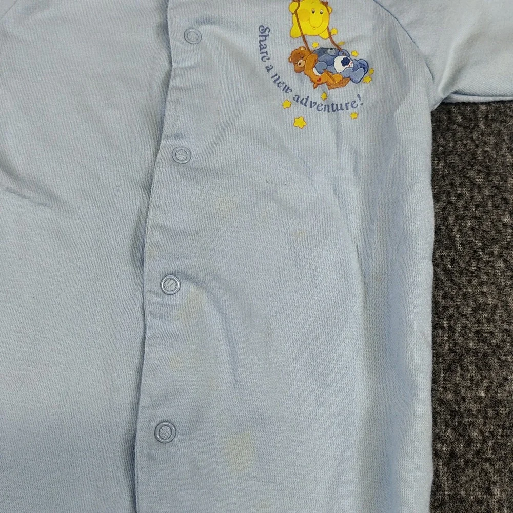 Vtg Care bears one piece 0/3 months